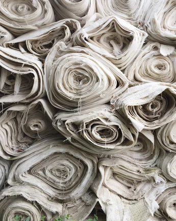 Raw materials before being created into HANRO products